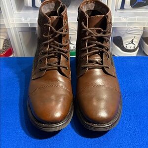 Bar III Men's Brown Leather dress Boots
